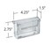 Azar Displays Outdoor Business Card Holder for 3.5"W x 2"H, PK2 252372 - alternate 2
